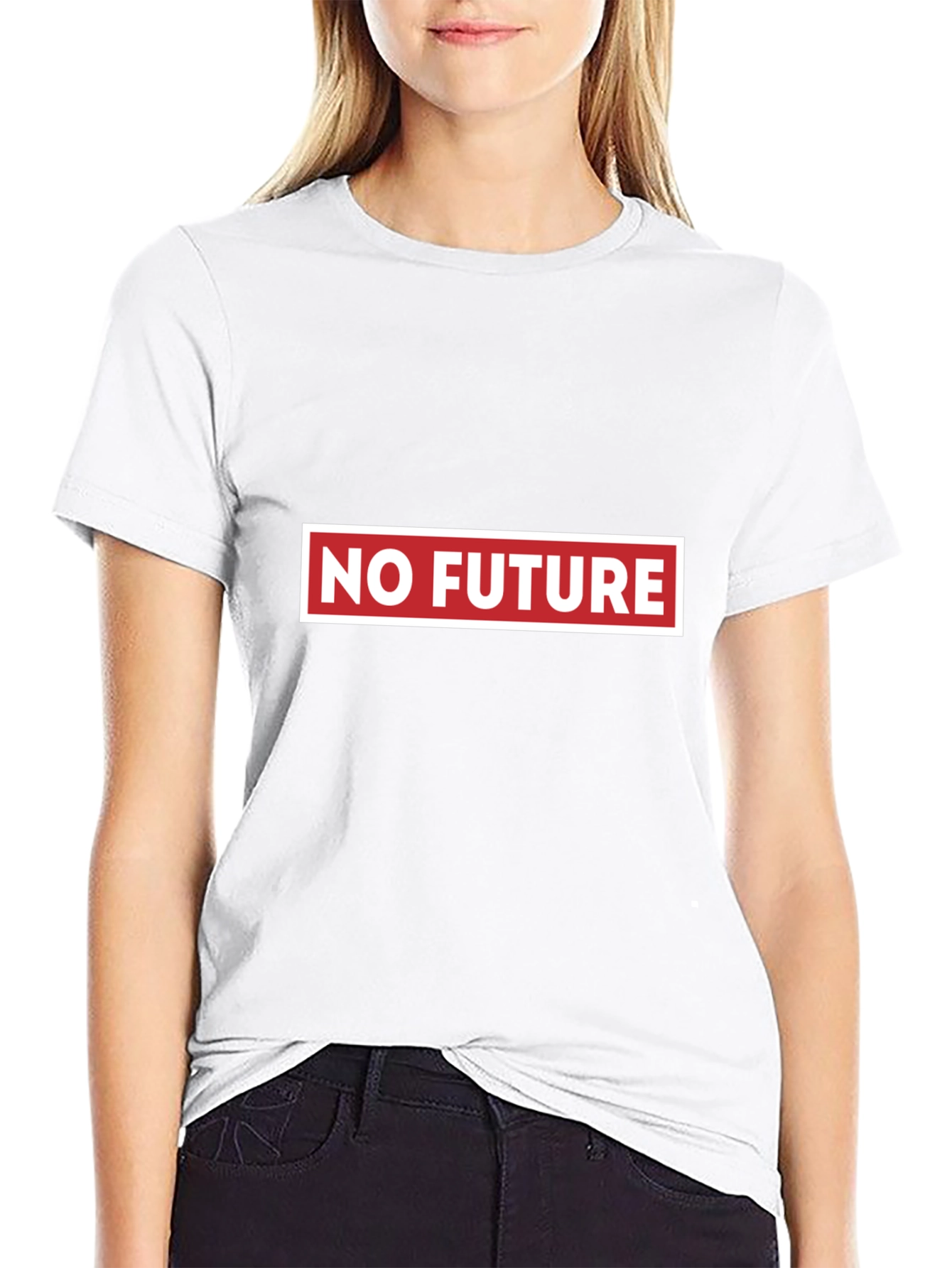 No Future Graphic Tee - Bold Statement Shirt