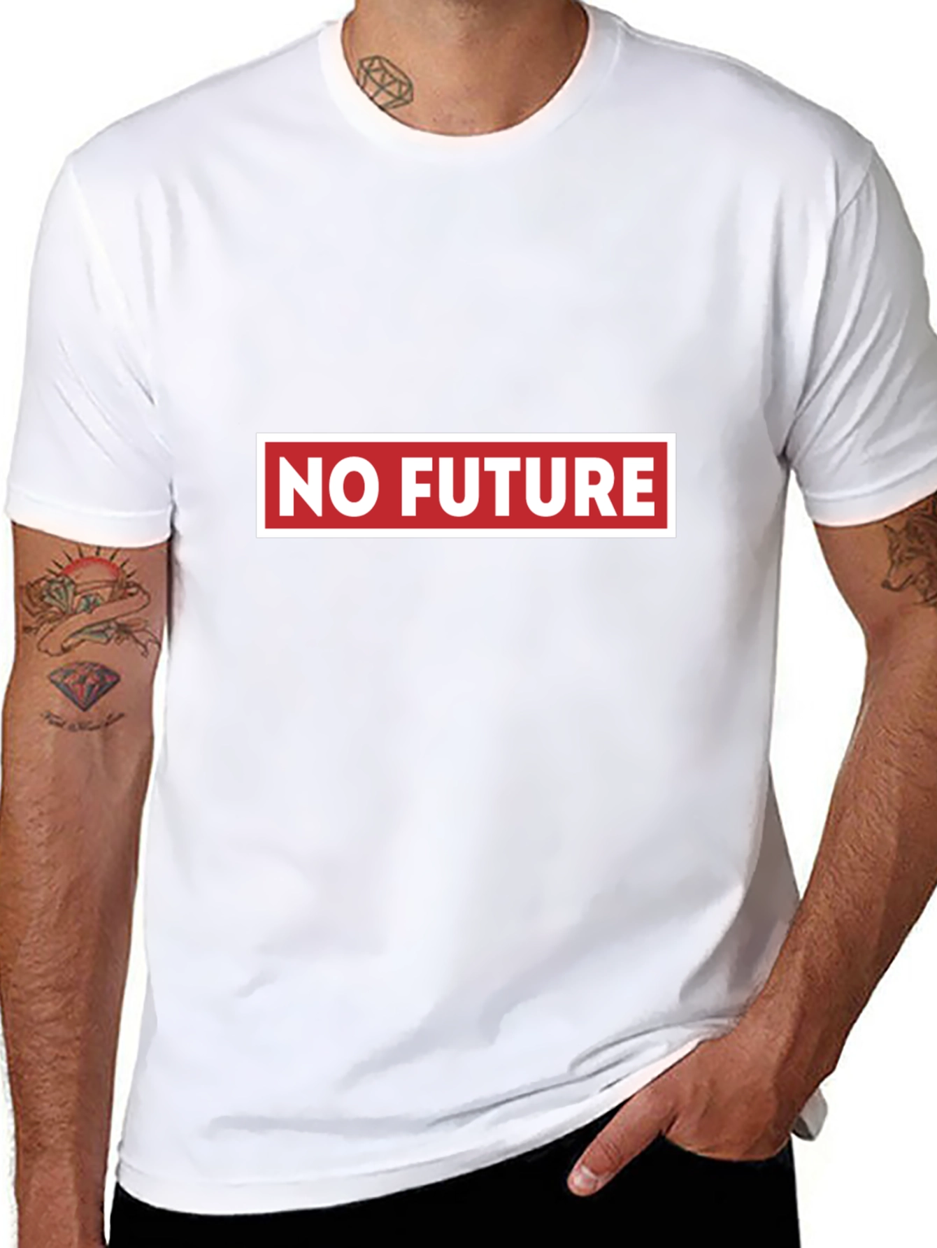No Future Graphic Tee - Bold Statement Shirt