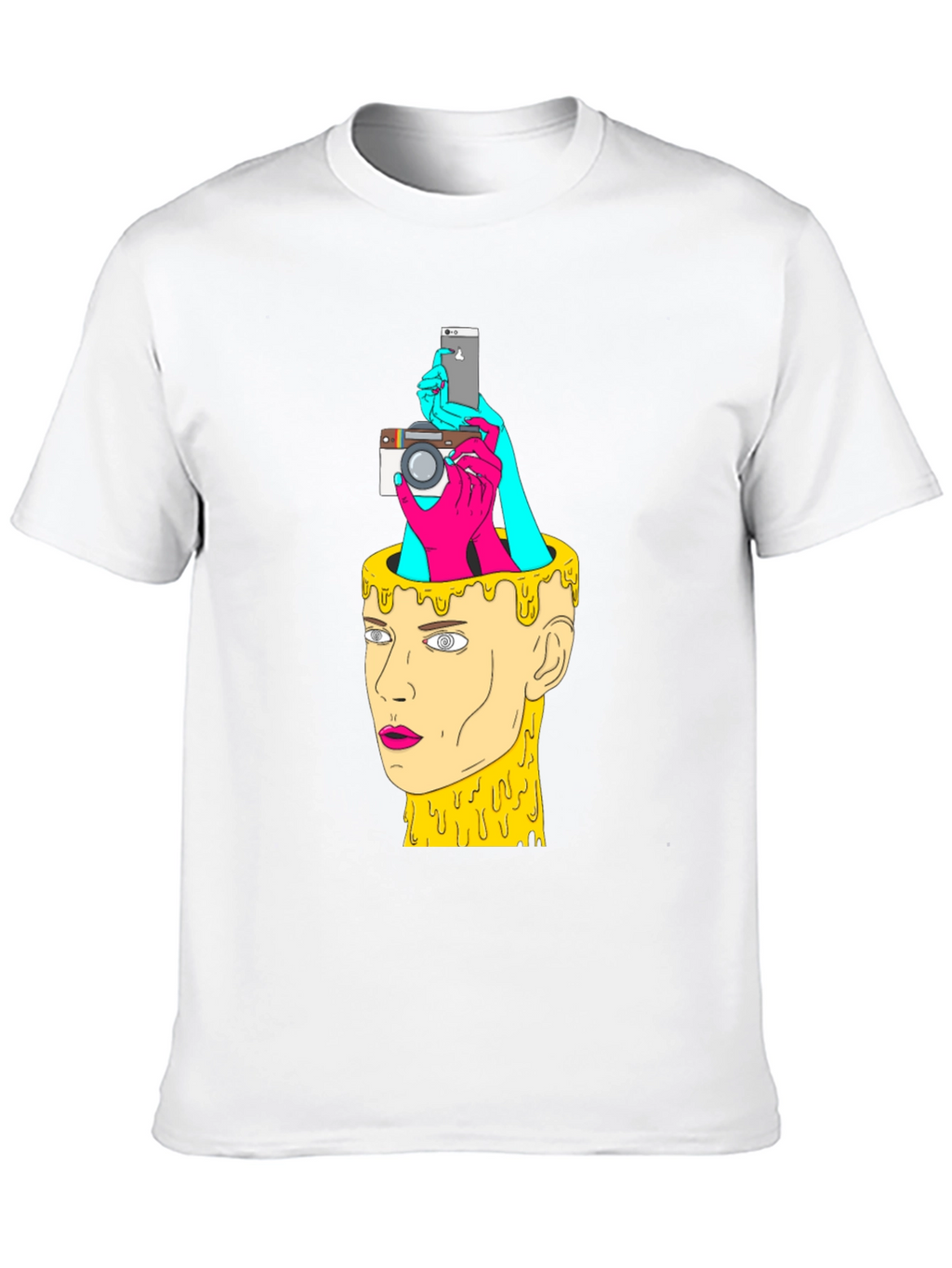 Creative Mind Graphic Tee - Black Cotton T-Shirt