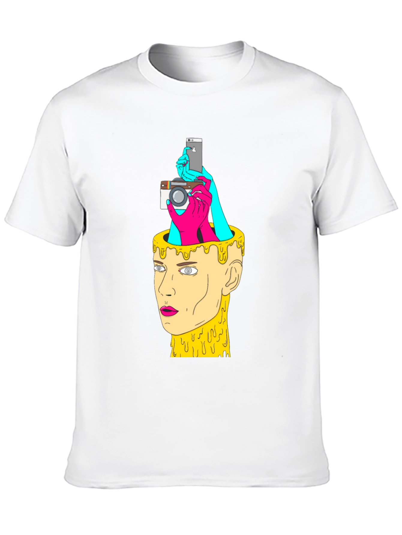 Creative Mind Graphic Tee - Black Cotton T-Shirt