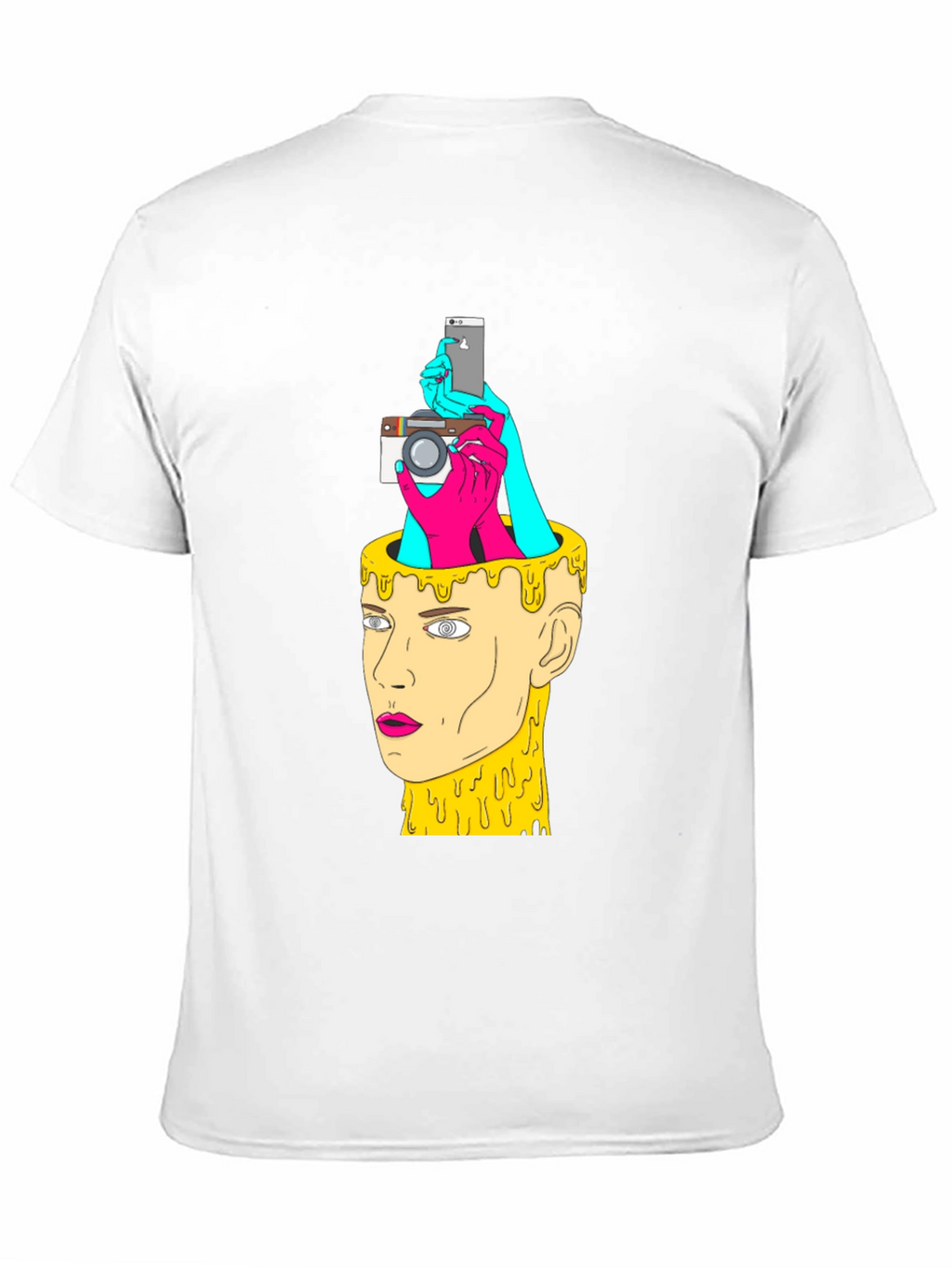 Creative Mind Graphic Tee - Black Cotton T-Shirt