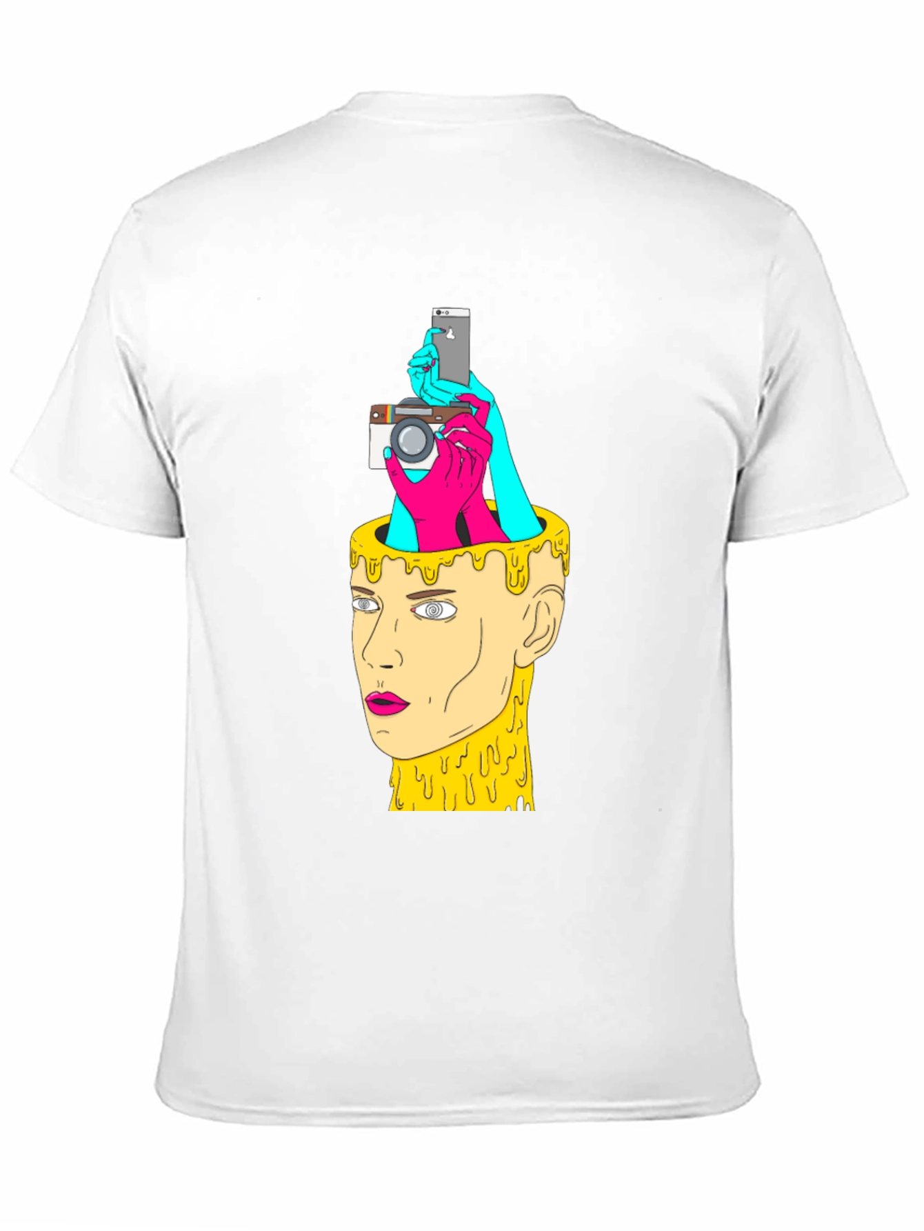 Creative Mind Graphic Tee - Black Cotton T-Shirt