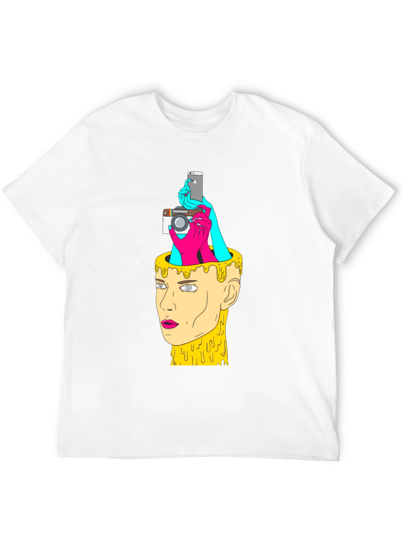 Creative Mind Graphic Tee - Black Cotton T-Shirt