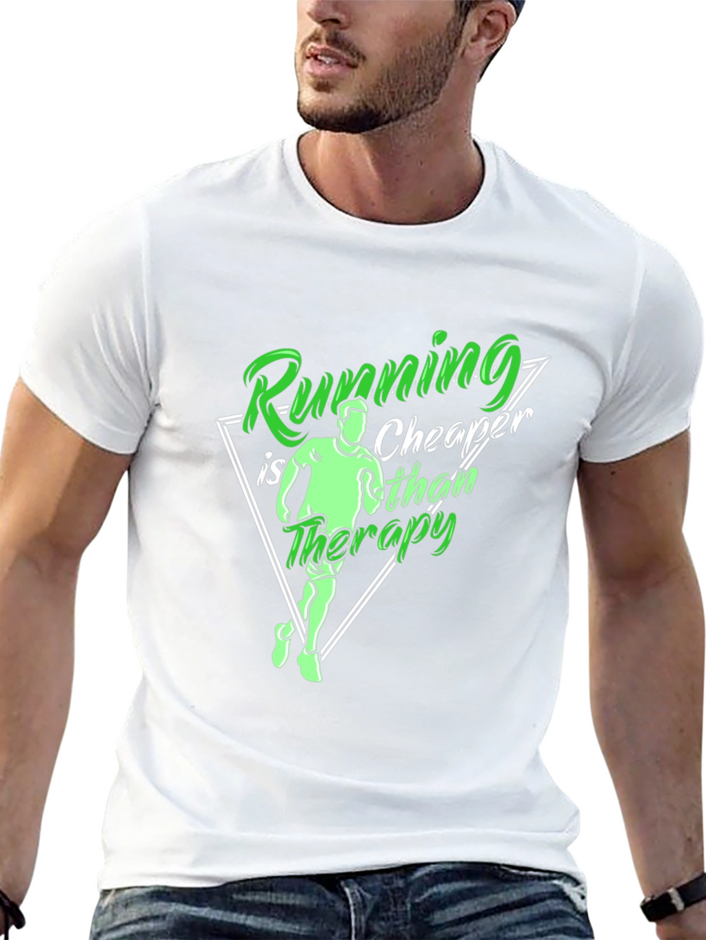 Running is Cheaper Than Therapy T-Shirt