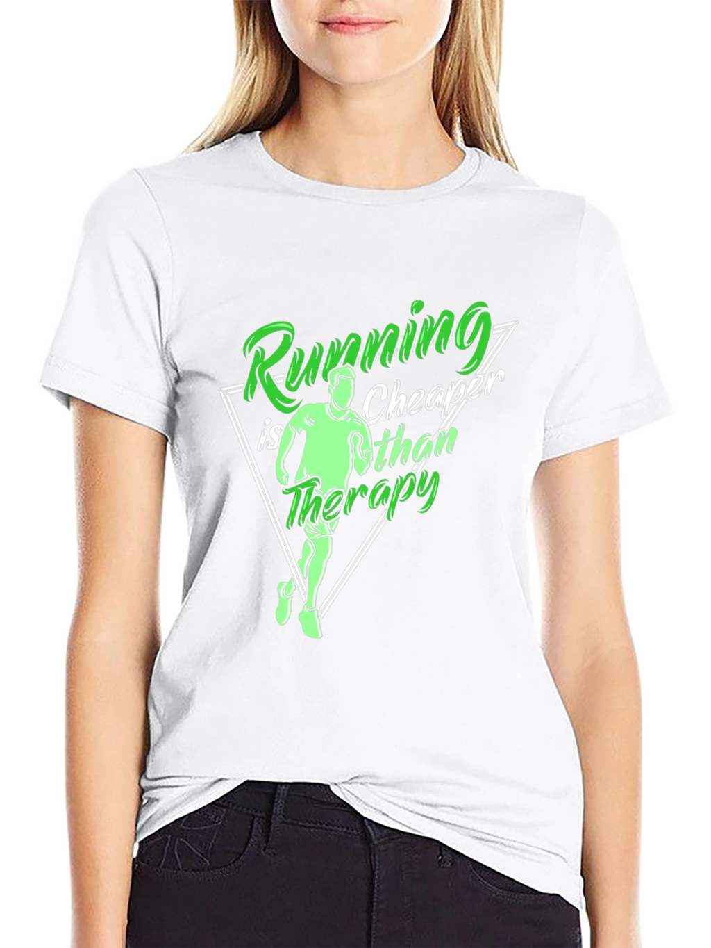 Running is Cheaper Than Therapy T-Shirt