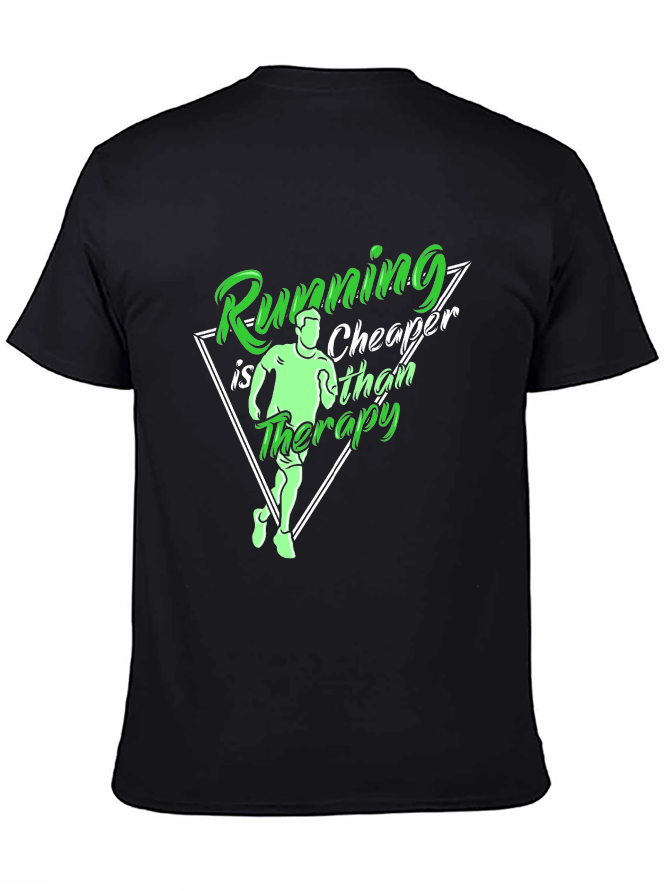 Running is Cheaper Than Therapy T-Shirt