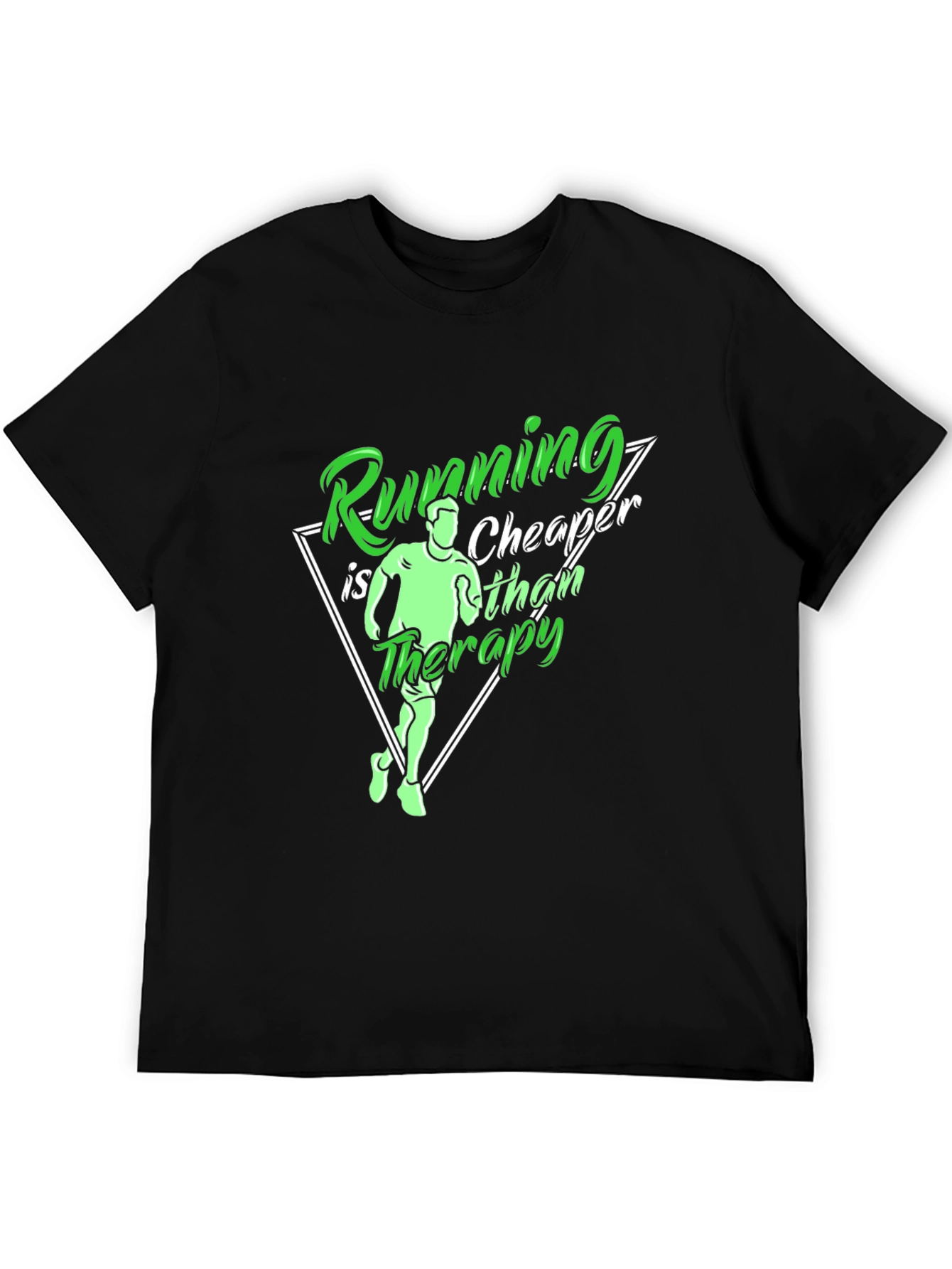 Running is Cheaper Than Therapy T-Shirt