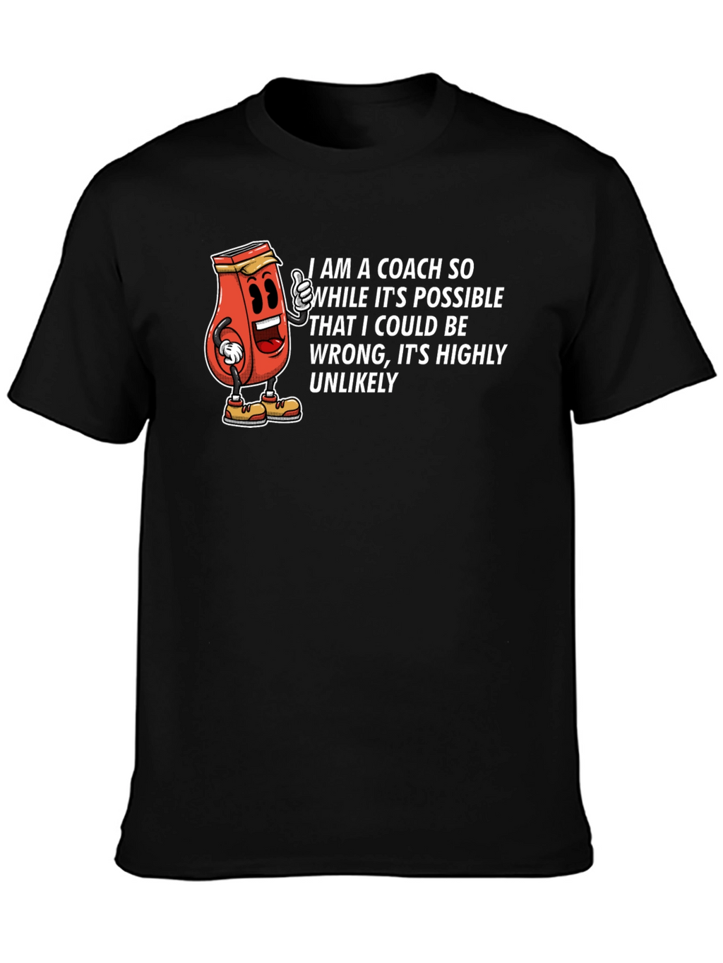 Coach Cartoon Graphic T-Shirt