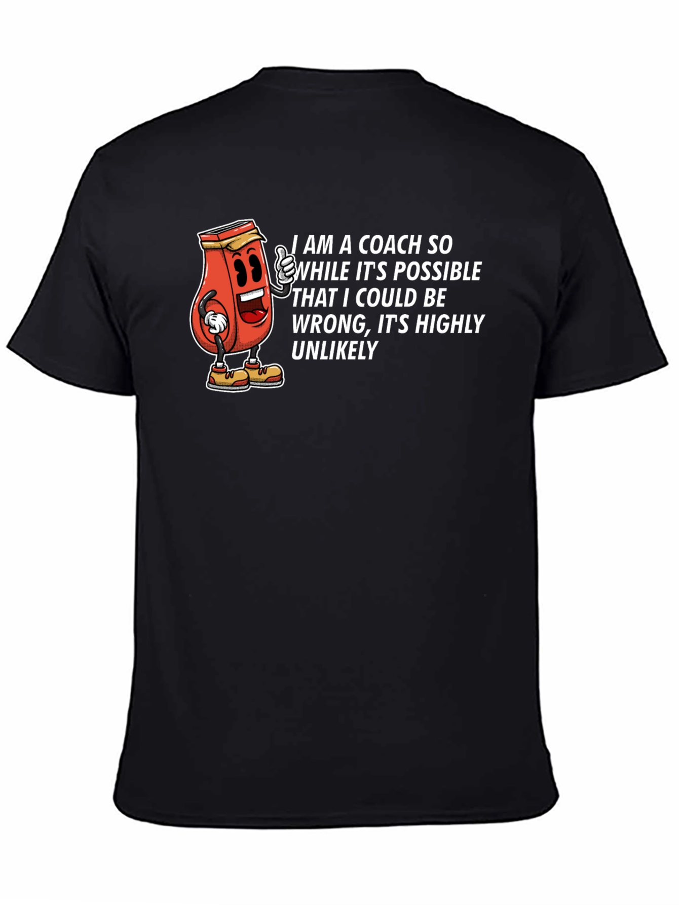 Coach Cartoon Graphic T-Shirt