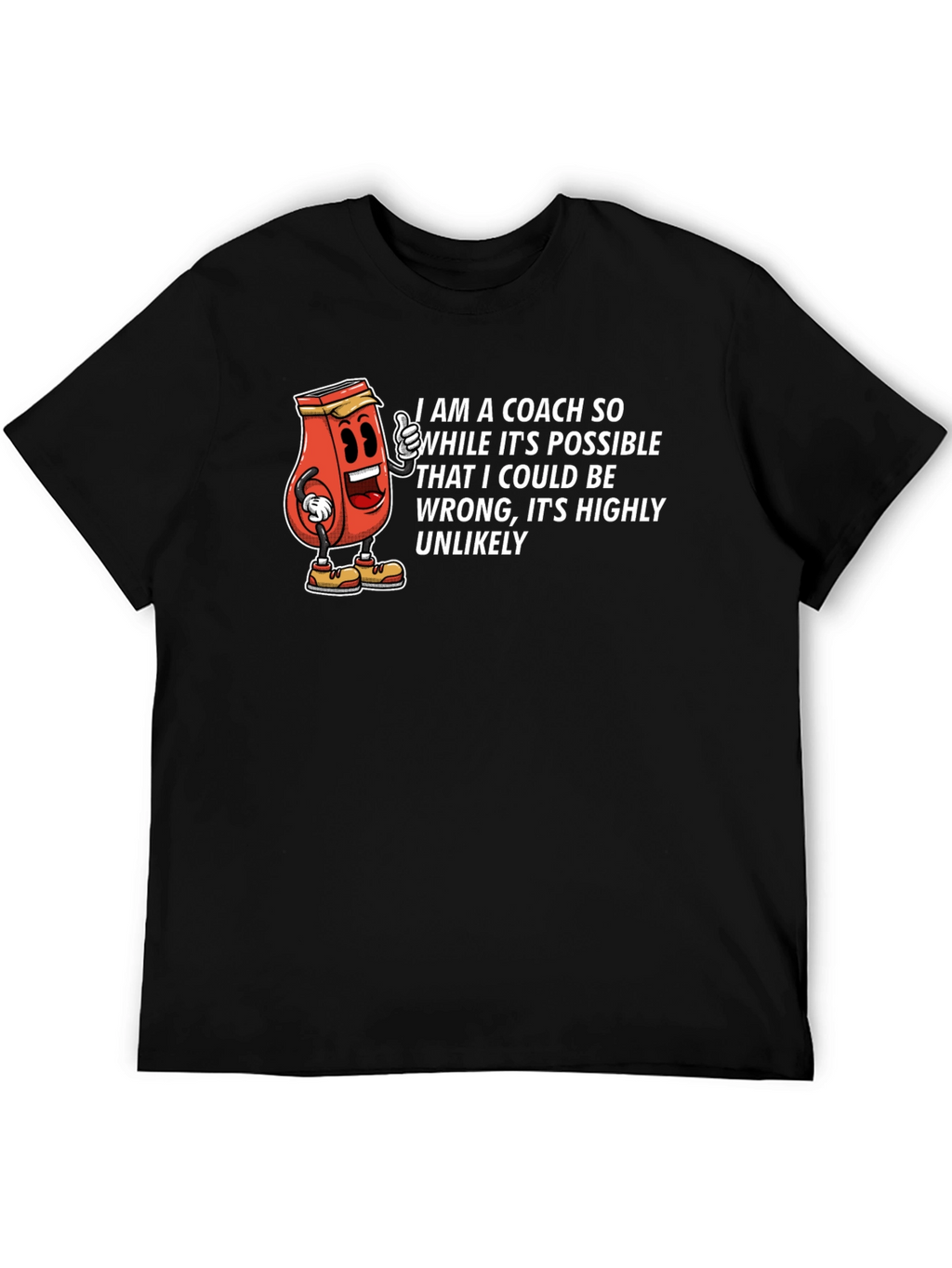 Coach Cartoon Graphic T-Shirt