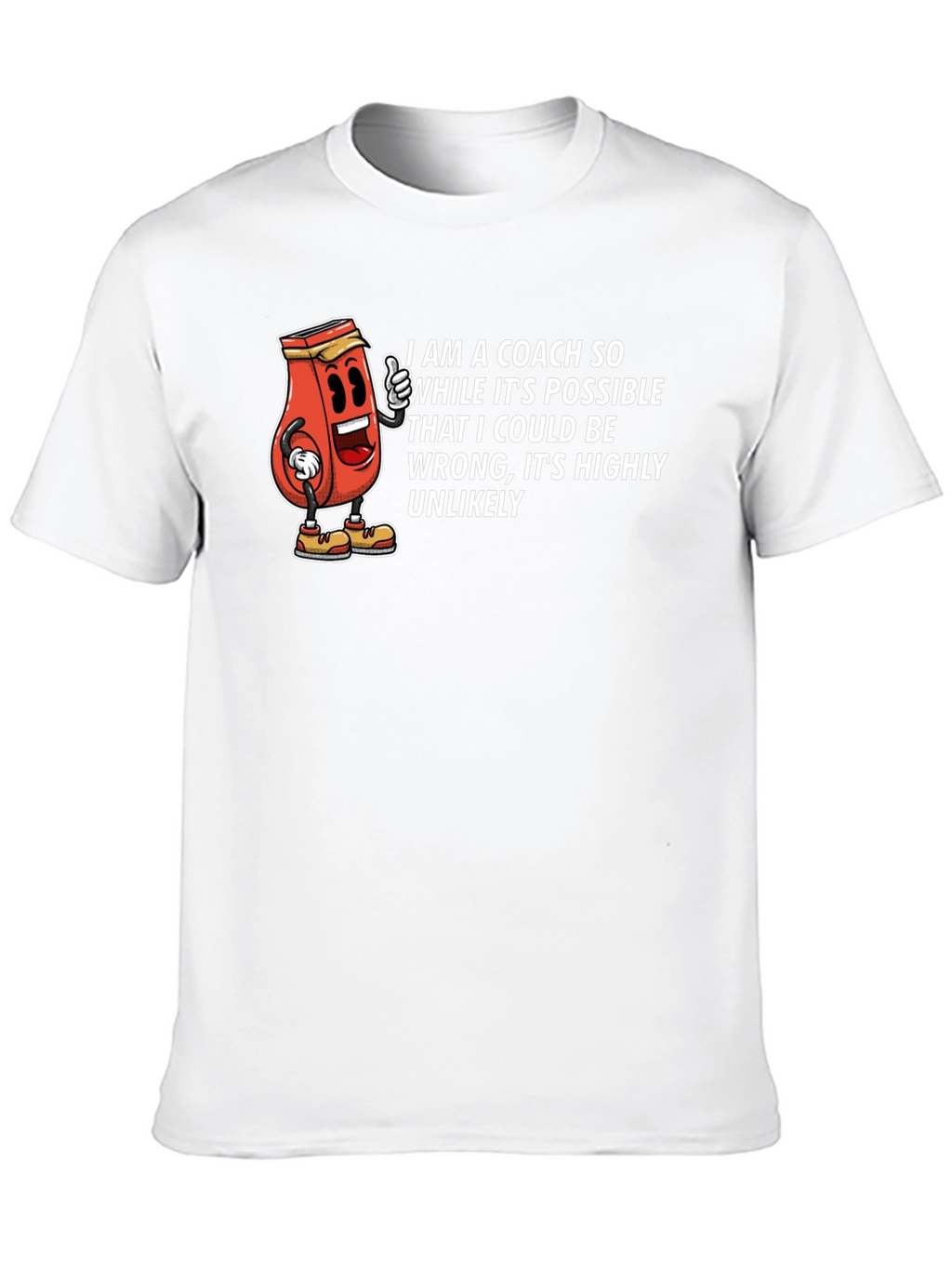 Coach Cartoon Graphic T-Shirt