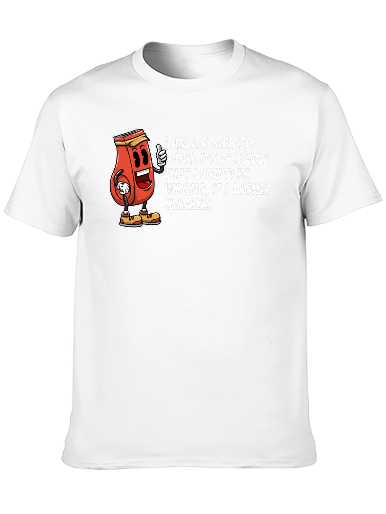 Coach Cartoon Graphic T-Shirt