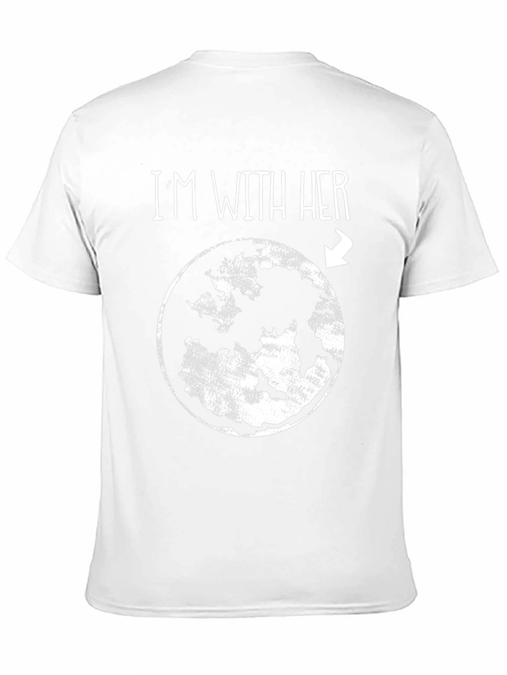 Im With Her Moon Earth T-Shirt