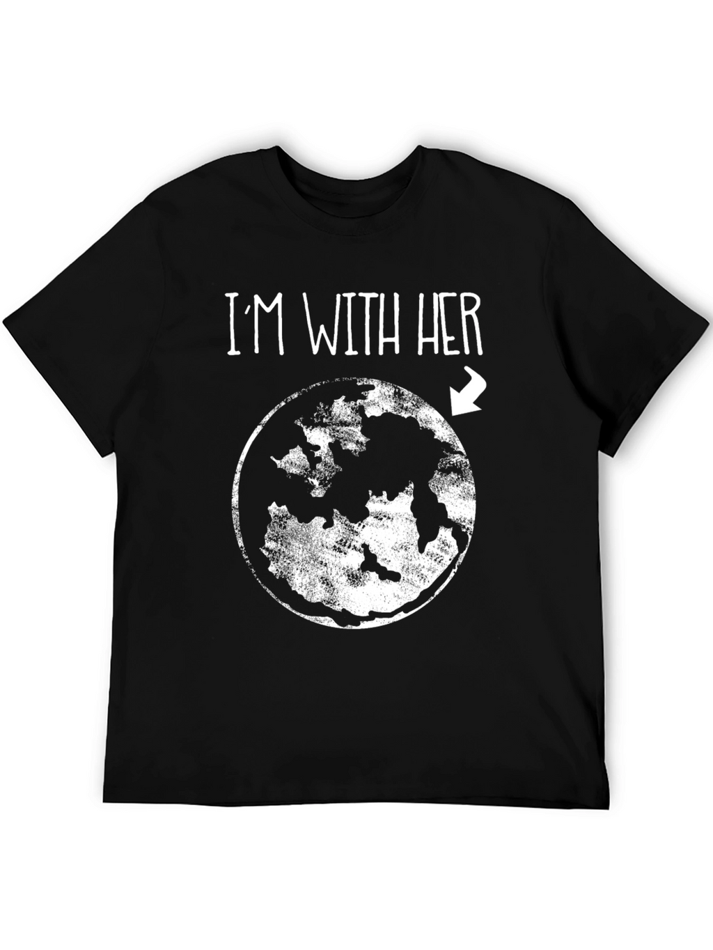Im With Her Moon Earth T-Shirt
