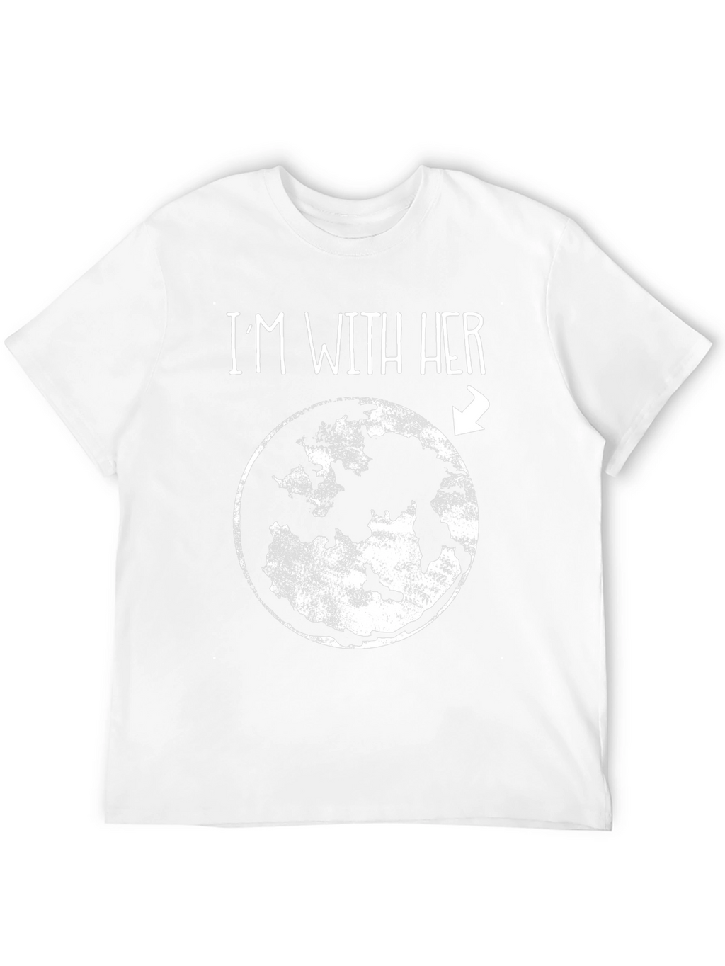Im With Her Moon Earth T-Shirt
