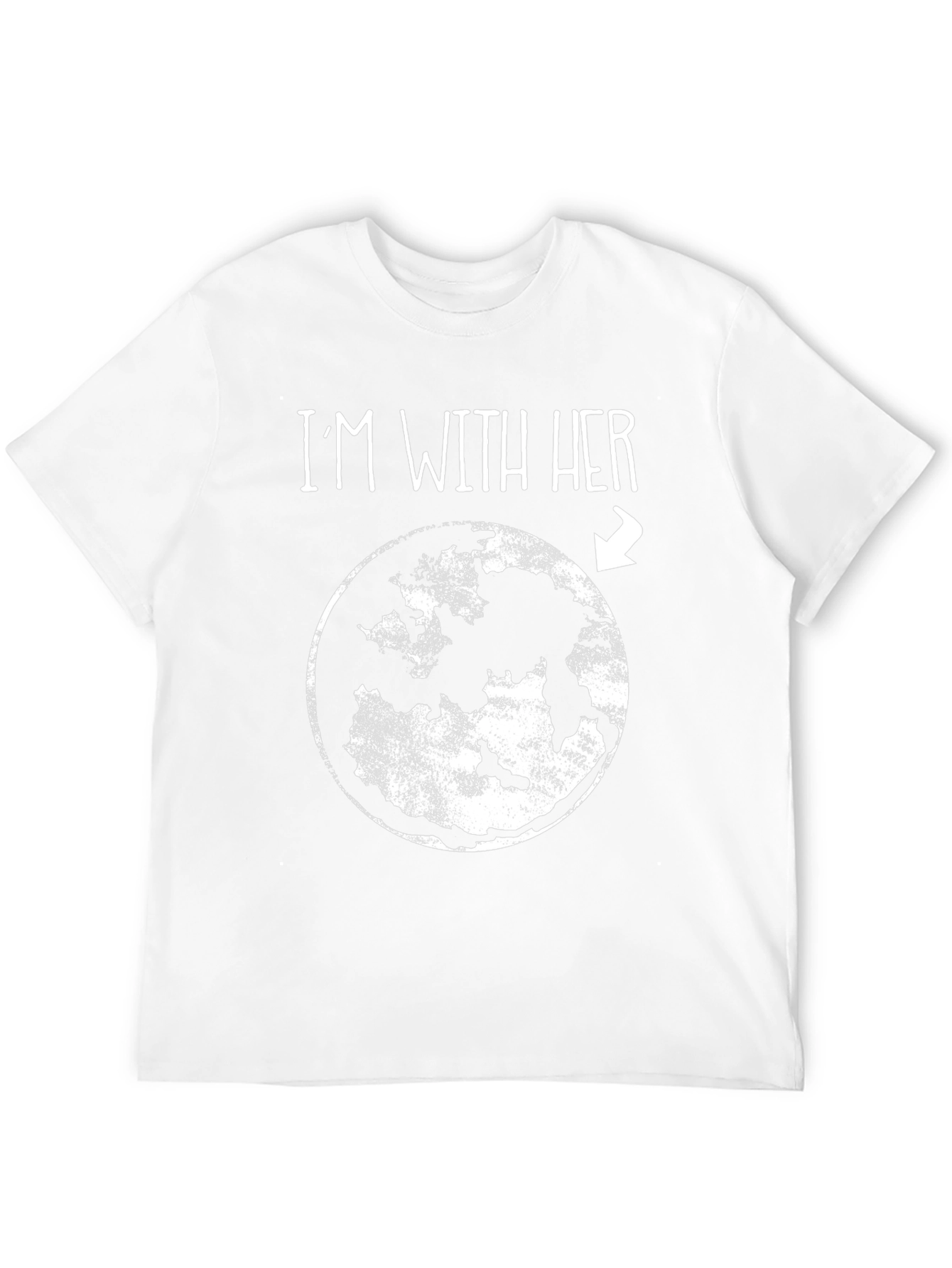 Im With Her Moon Earth T-Shirt