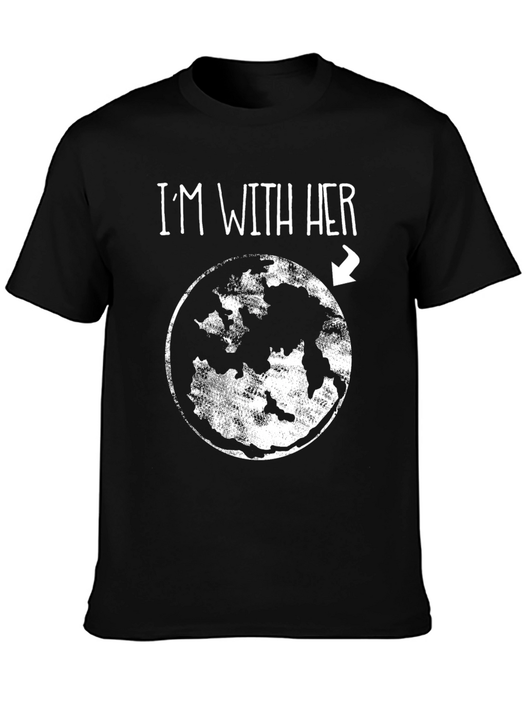 Im With Her Moon Earth T-Shirt