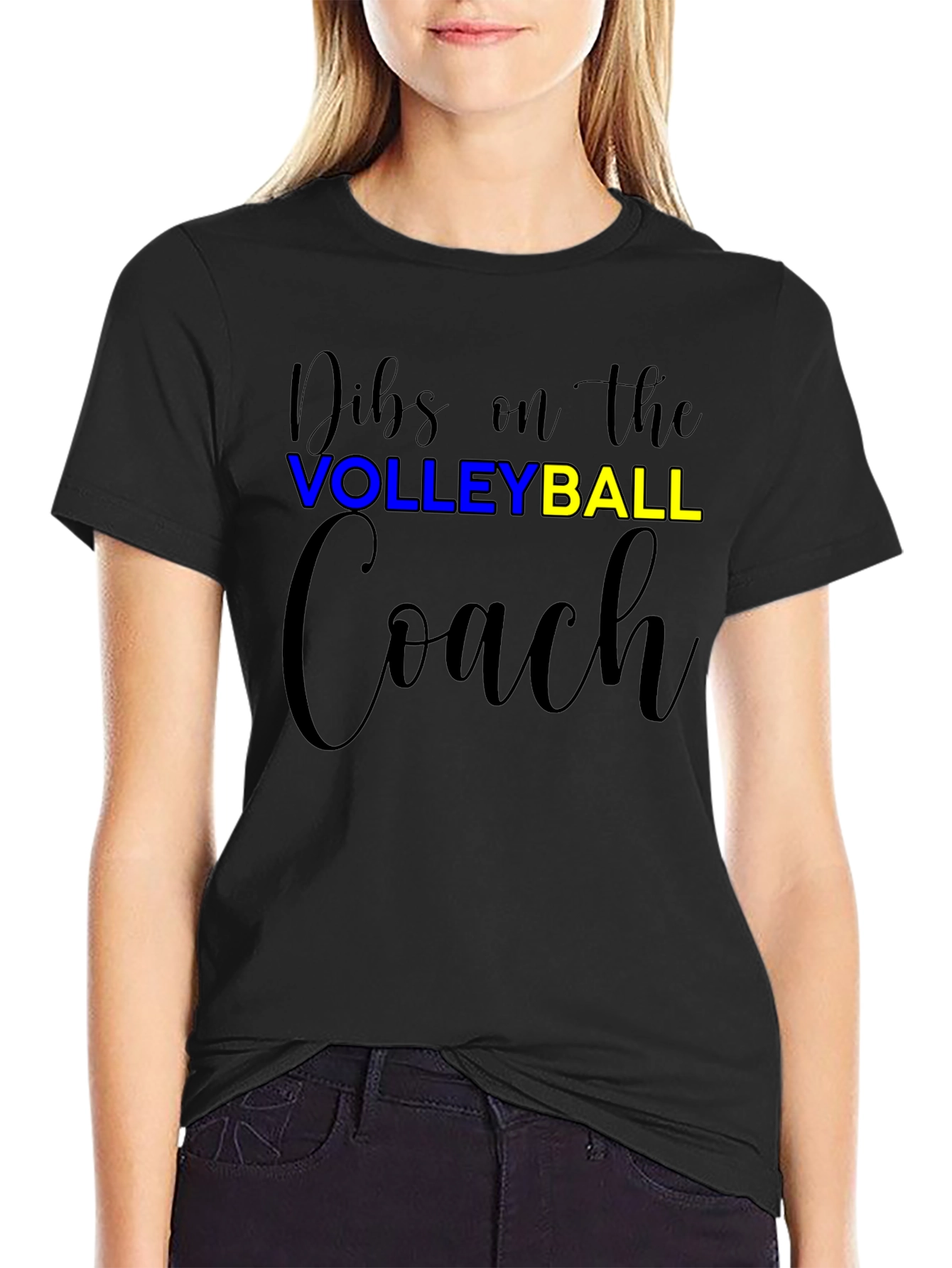 Dibs On The Volleyball Coach T-Shirt