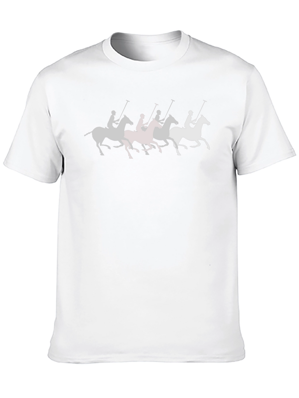 Equestrian Polo Players Graphic T-Shirt