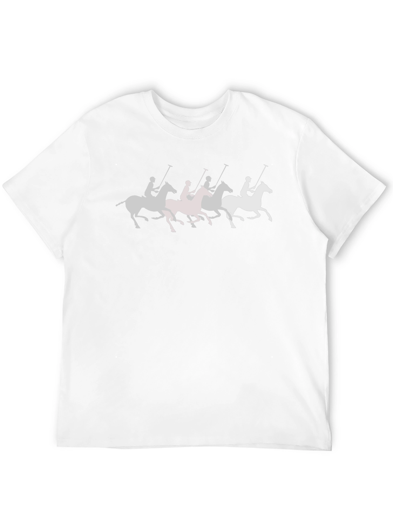 Equestrian Polo Players Graphic T-Shirt