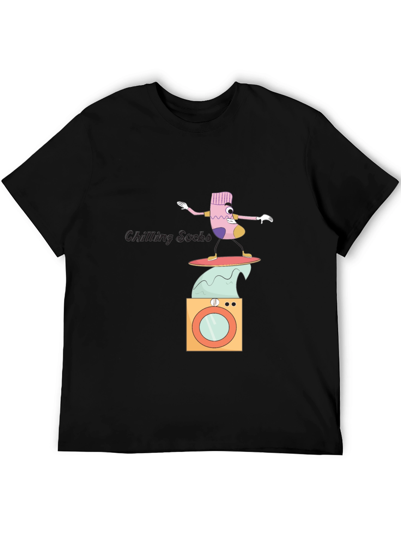 Surfing Sock Graphic Tee