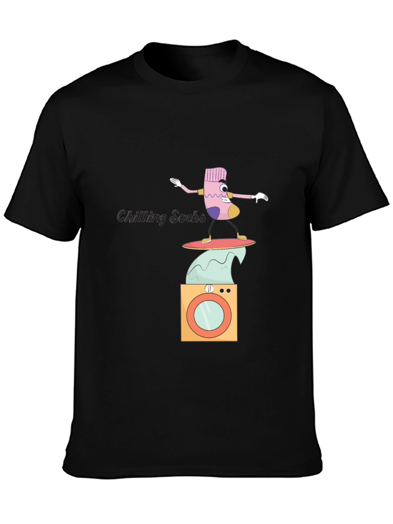Surfing Sock Graphic Tee