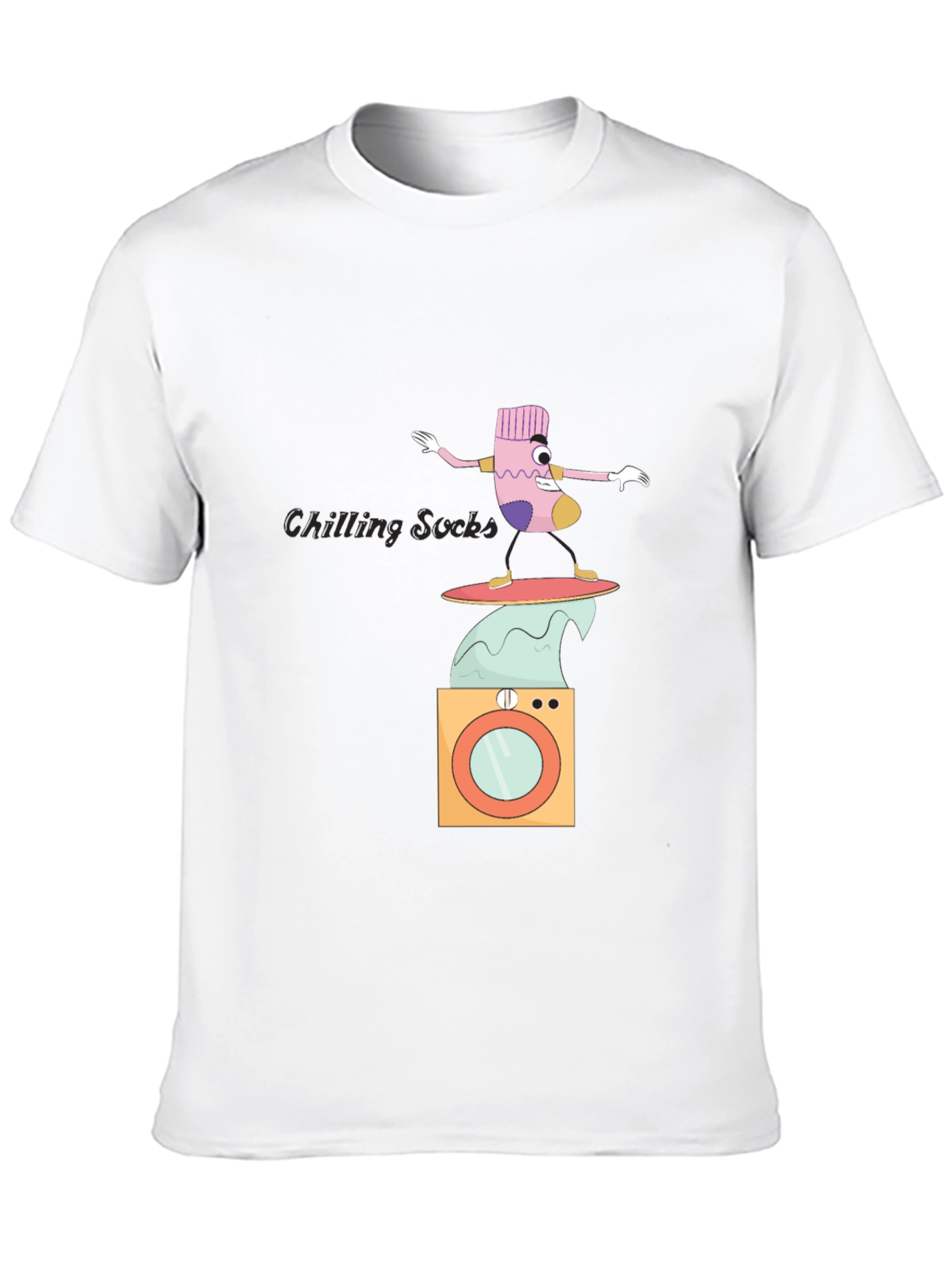 Surfing Sock Graphic Tee