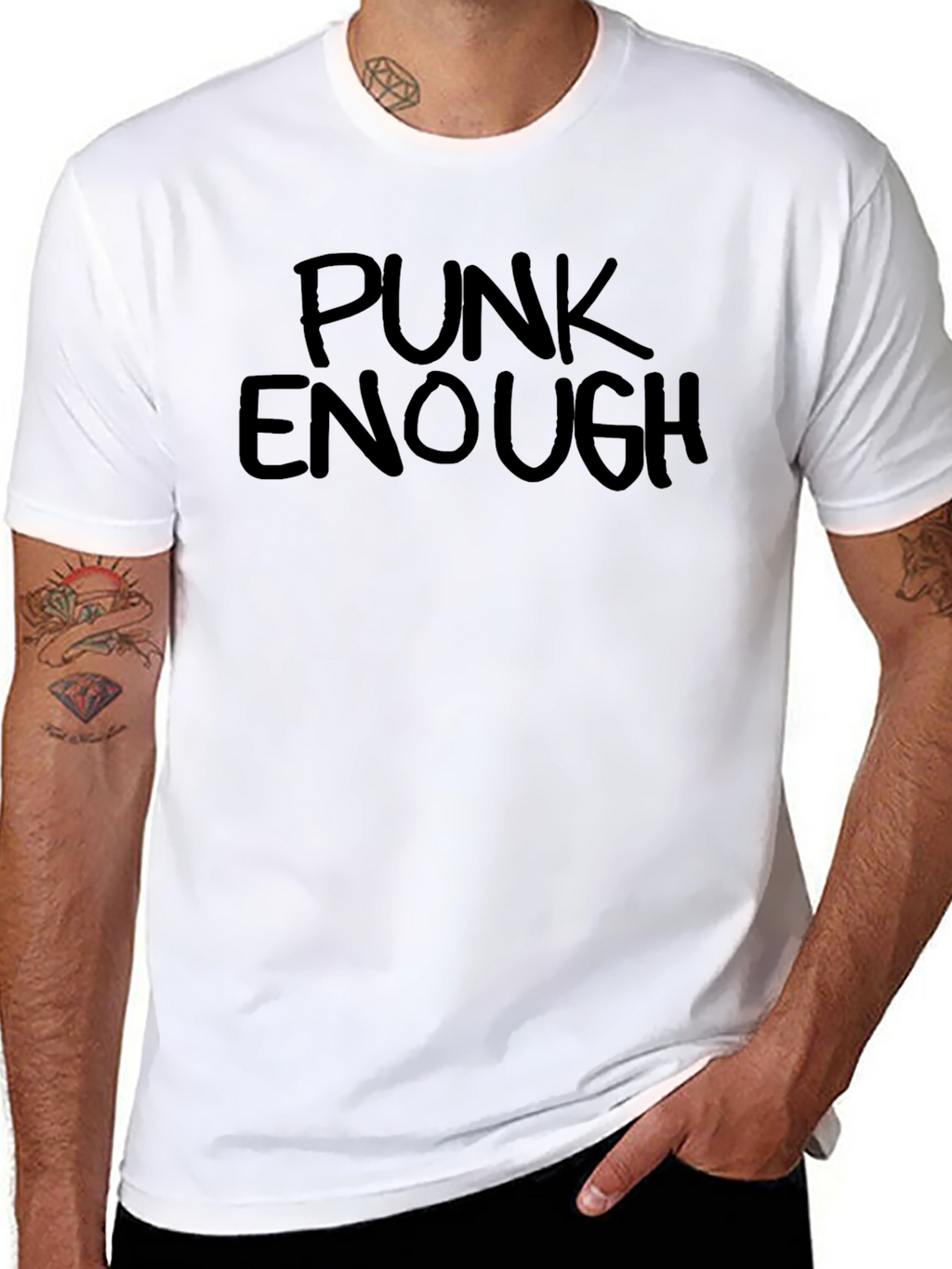 Punk Enough Black T-Shirt