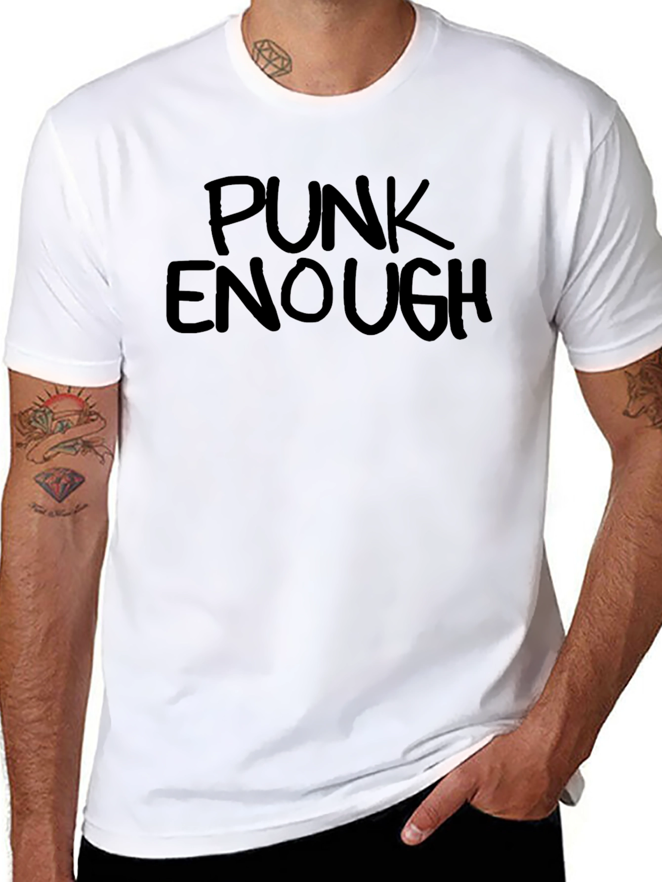 Punk Enough Black T-Shirt