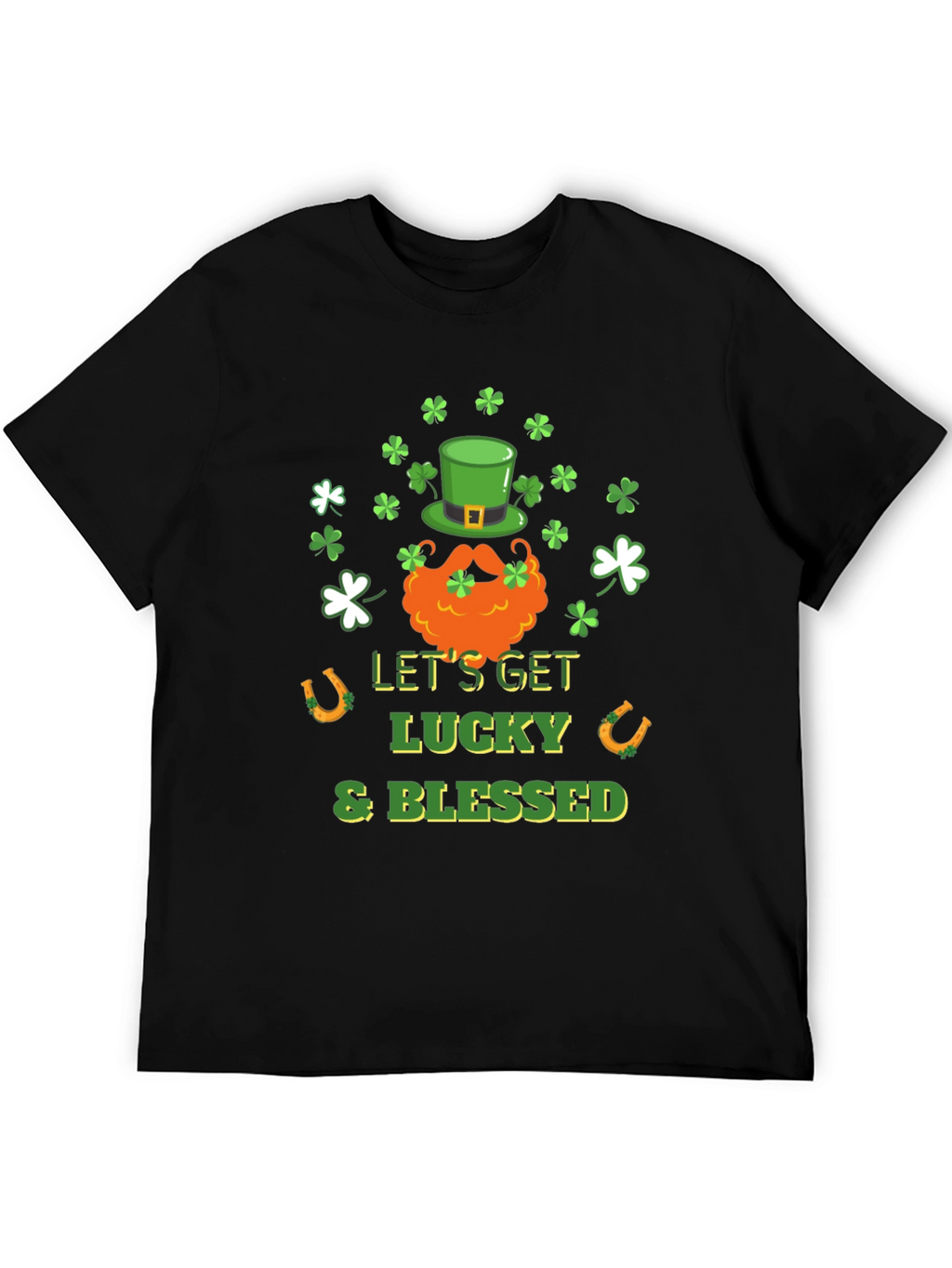 Lucky & Blessed St. Patricks Day Graphic Tee