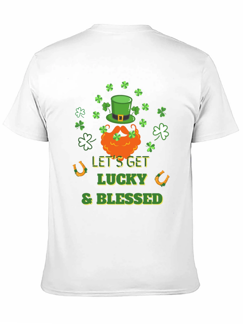 Lucky & Blessed St. Patricks Day Graphic Tee