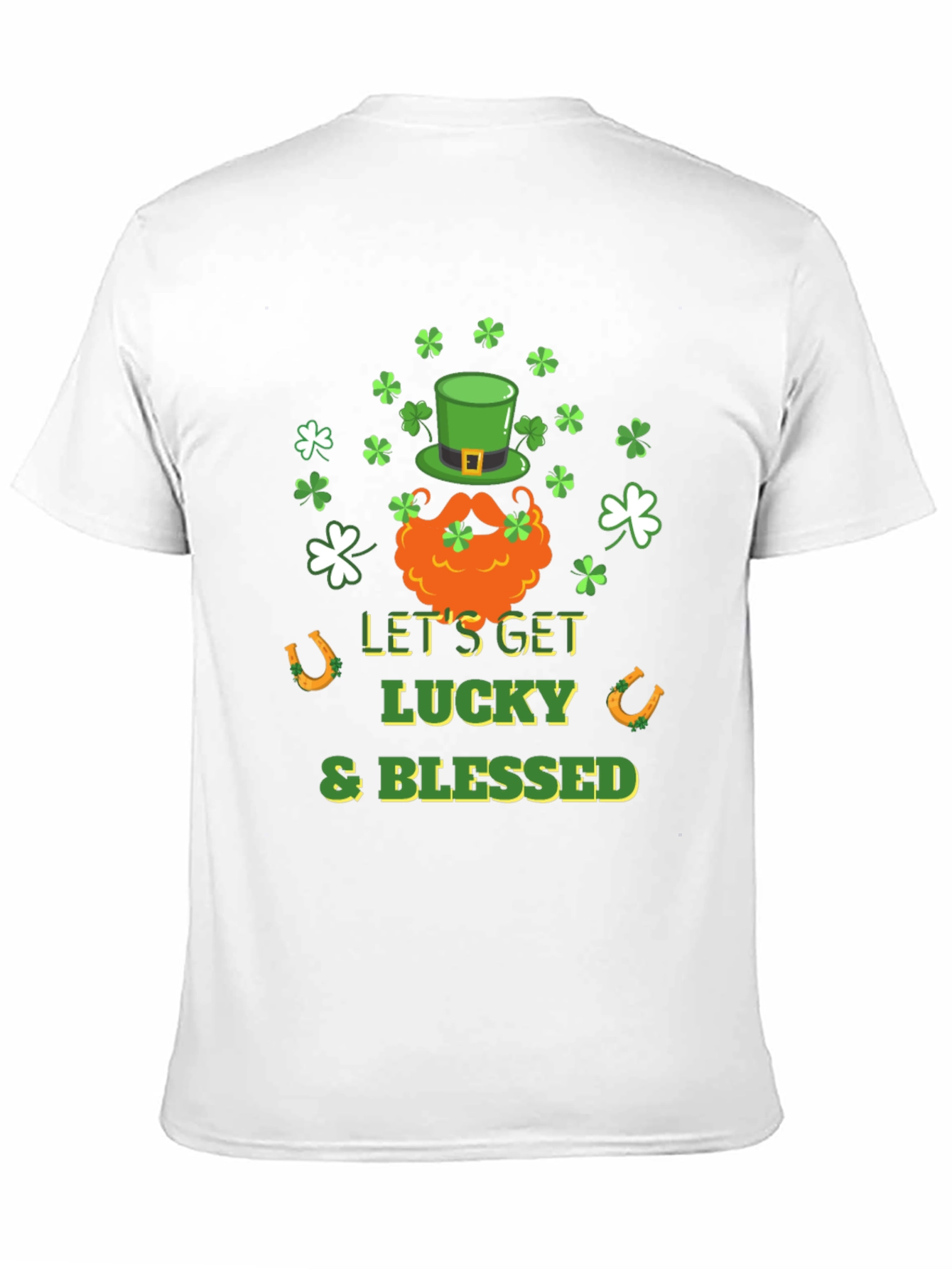 Lucky & Blessed St. Patricks Day Graphic Tee