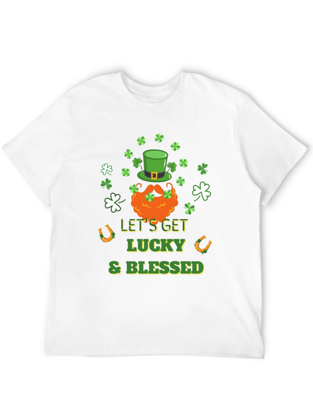 Lucky & Blessed St. Patricks Day Graphic Tee