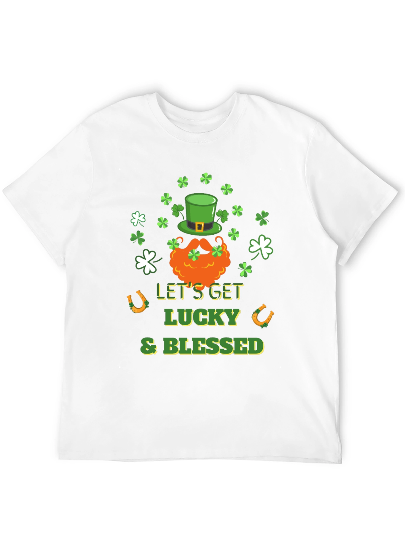 Lucky & Blessed St. Patricks Day Graphic Tee