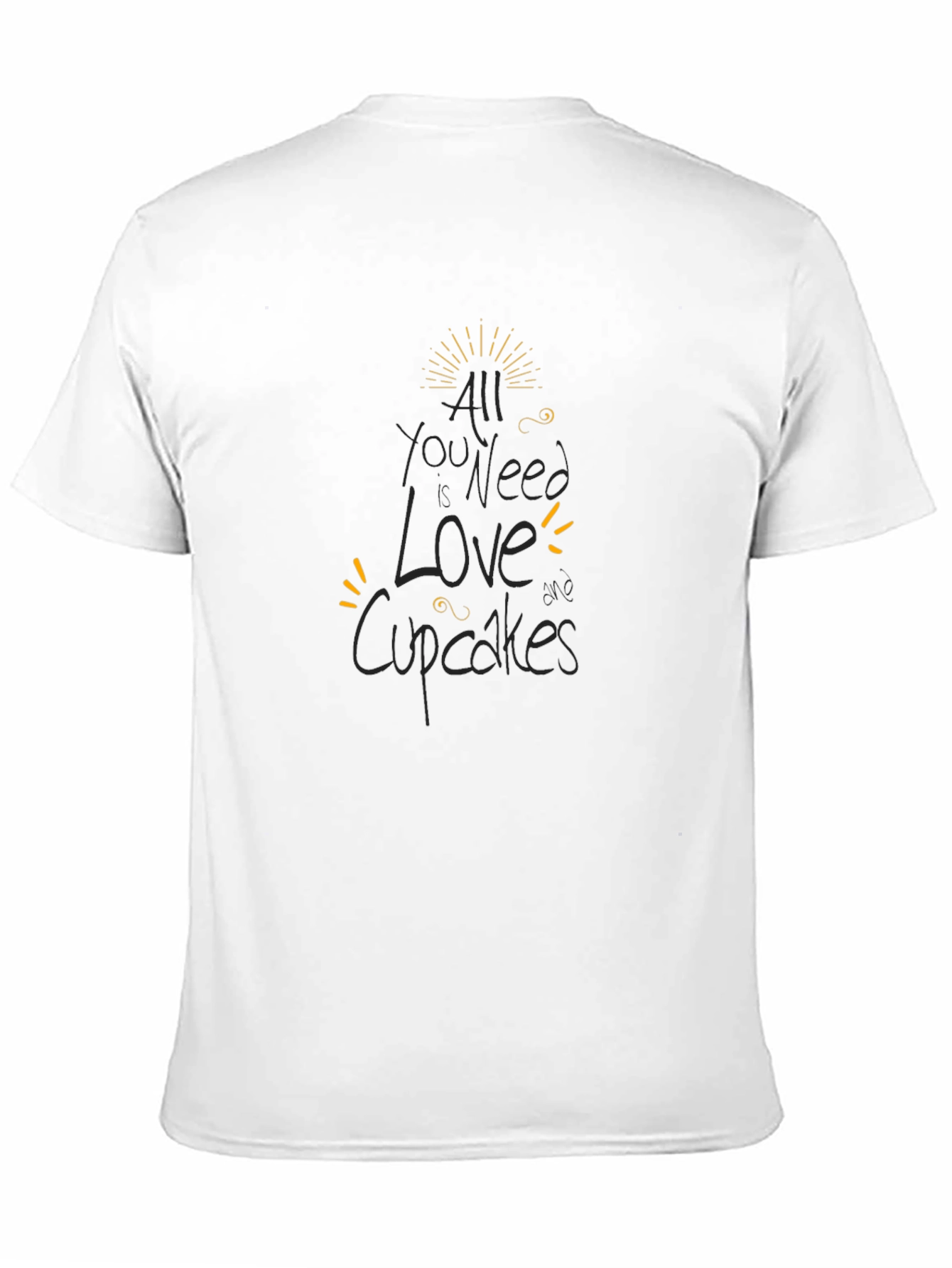 All You Need is Love and Cupcakes Black T-Shirt