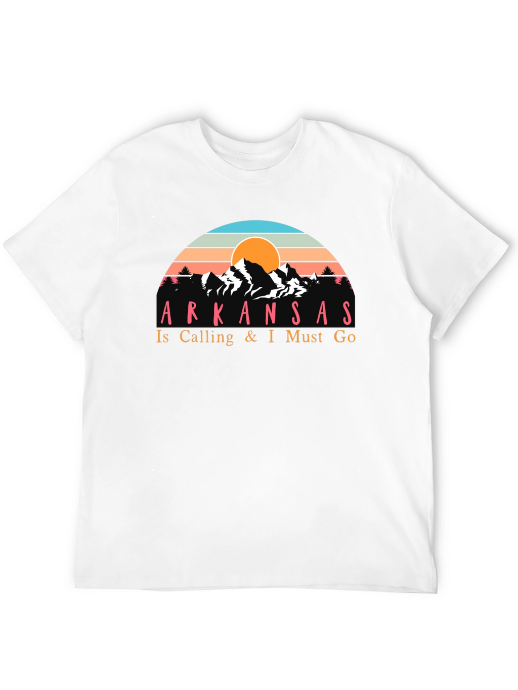Arkansas Calling Mens Black T-Shirt