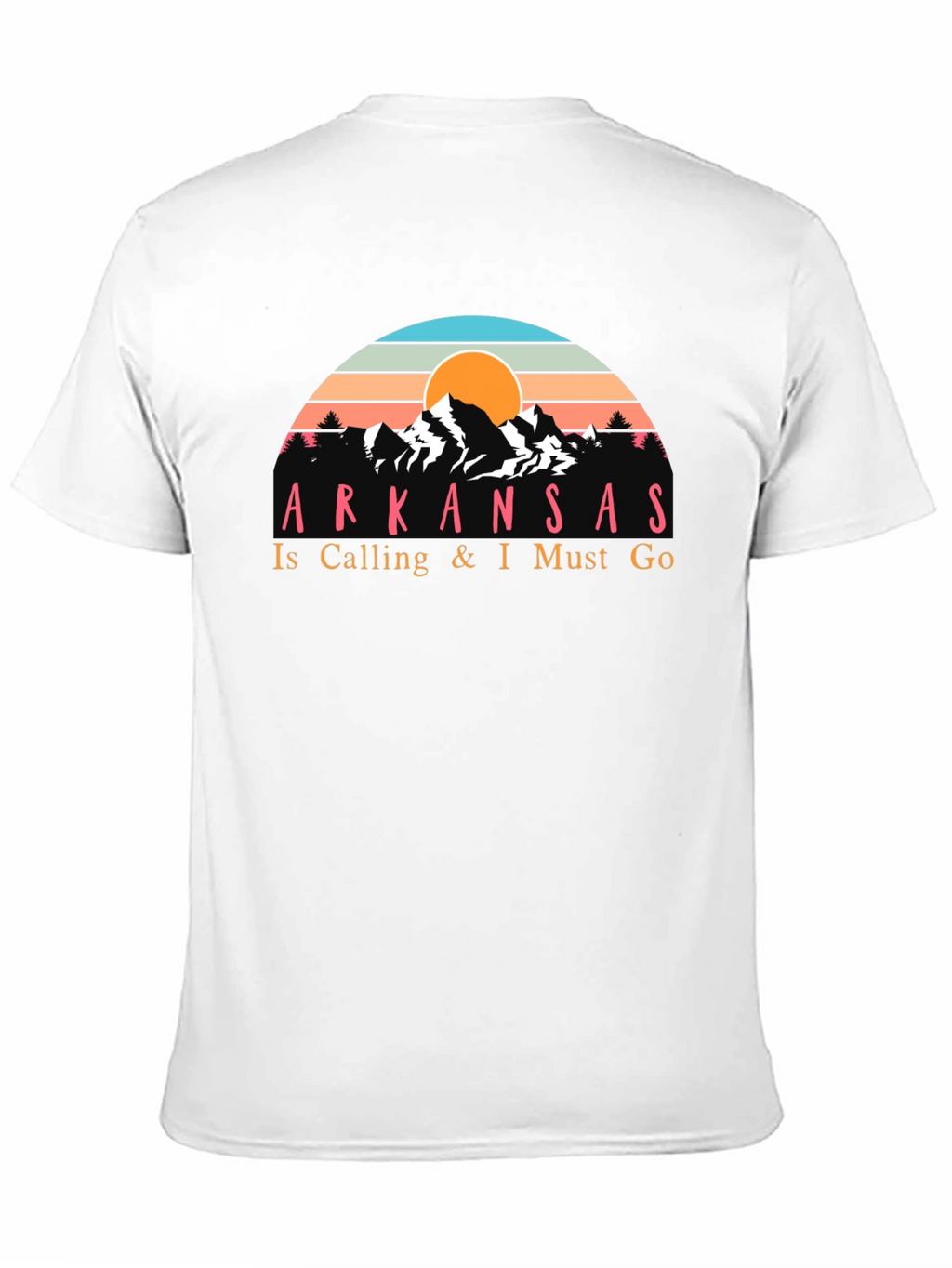 Arkansas Calling Mens Black T-Shirt