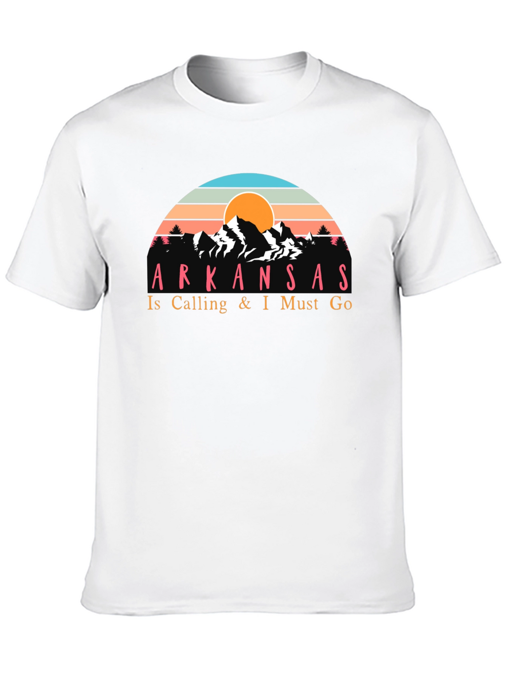 Arkansas Calling Mens Black T-Shirt