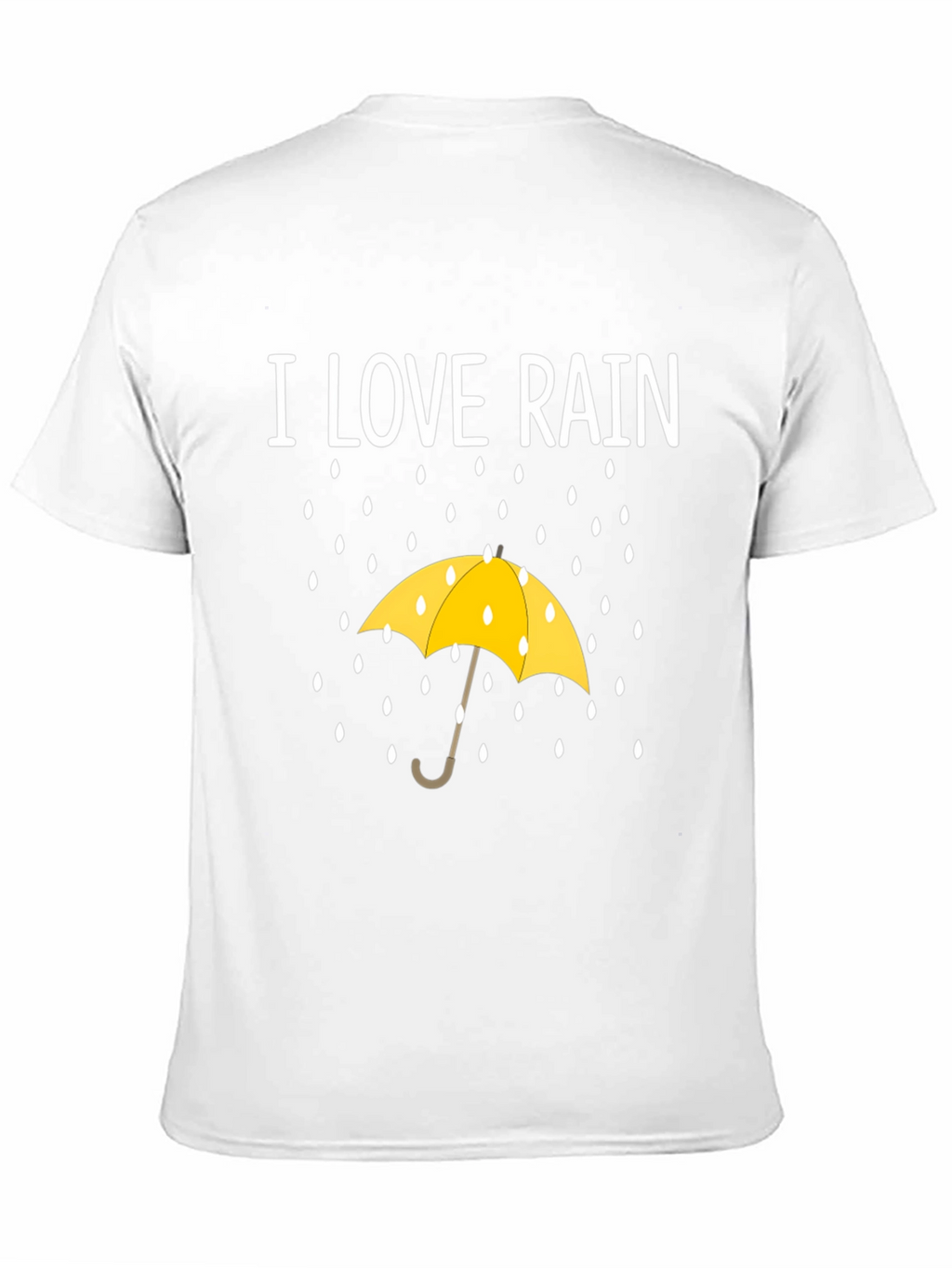I Love Rain T-Shirt - Weather Umbrella Graphic Tee