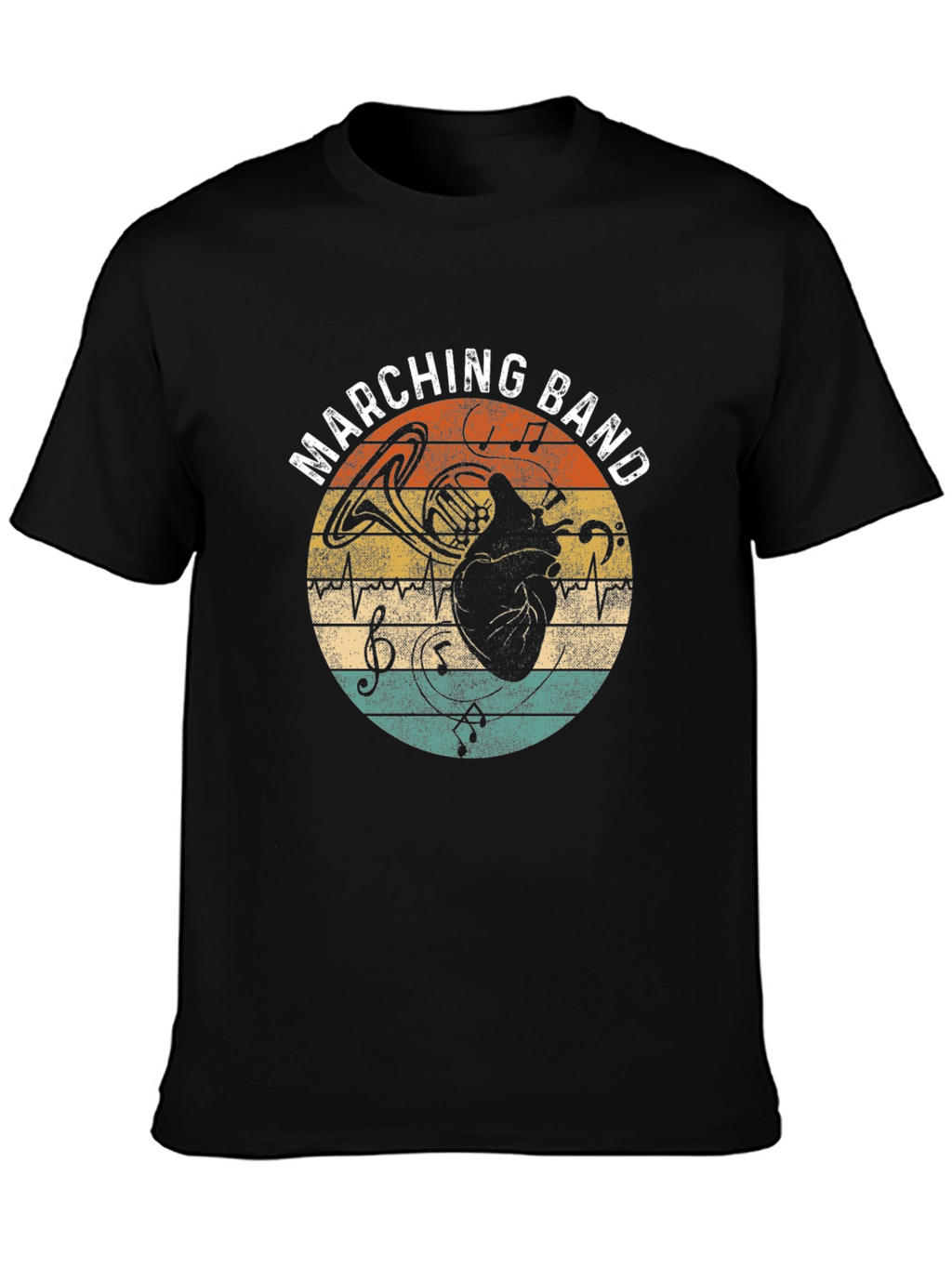 Marching Band Heart T-Shirt