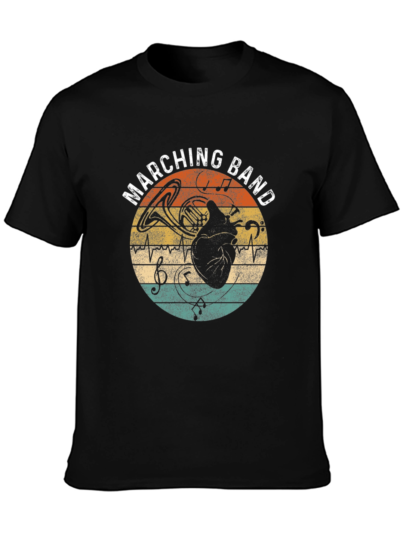 Marching Band Heart T-Shirt