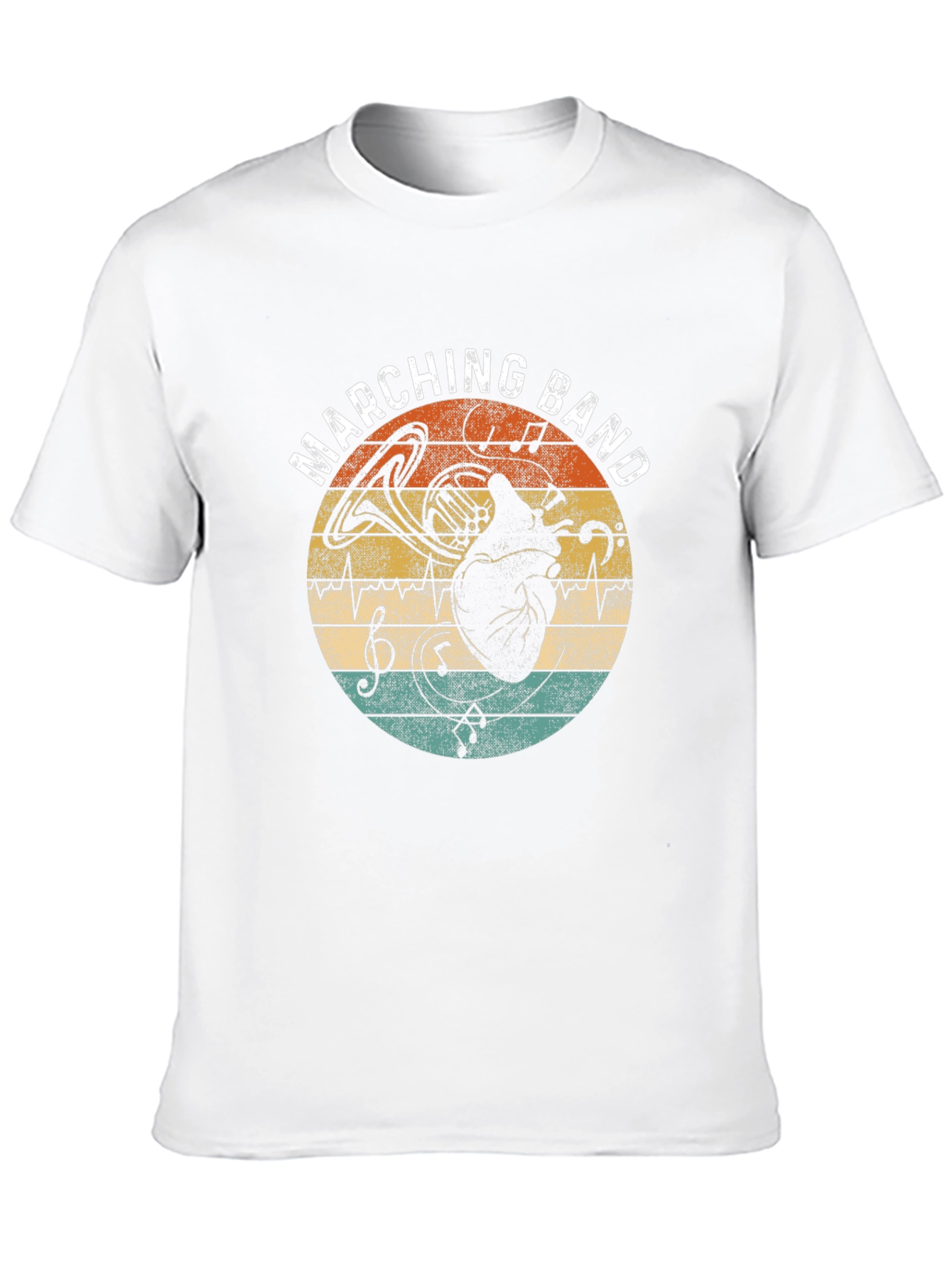 Marching Band Heart T-Shirt