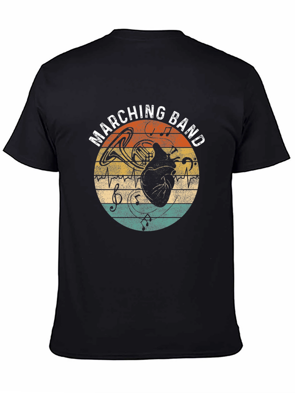 Marching Band Heart T-Shirt