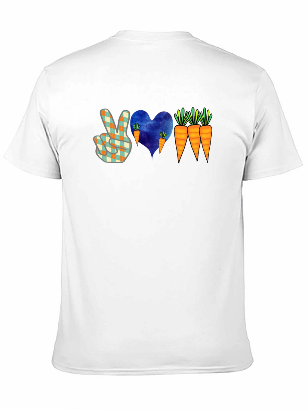 Peace Love Carrots Graphic T-Shirt