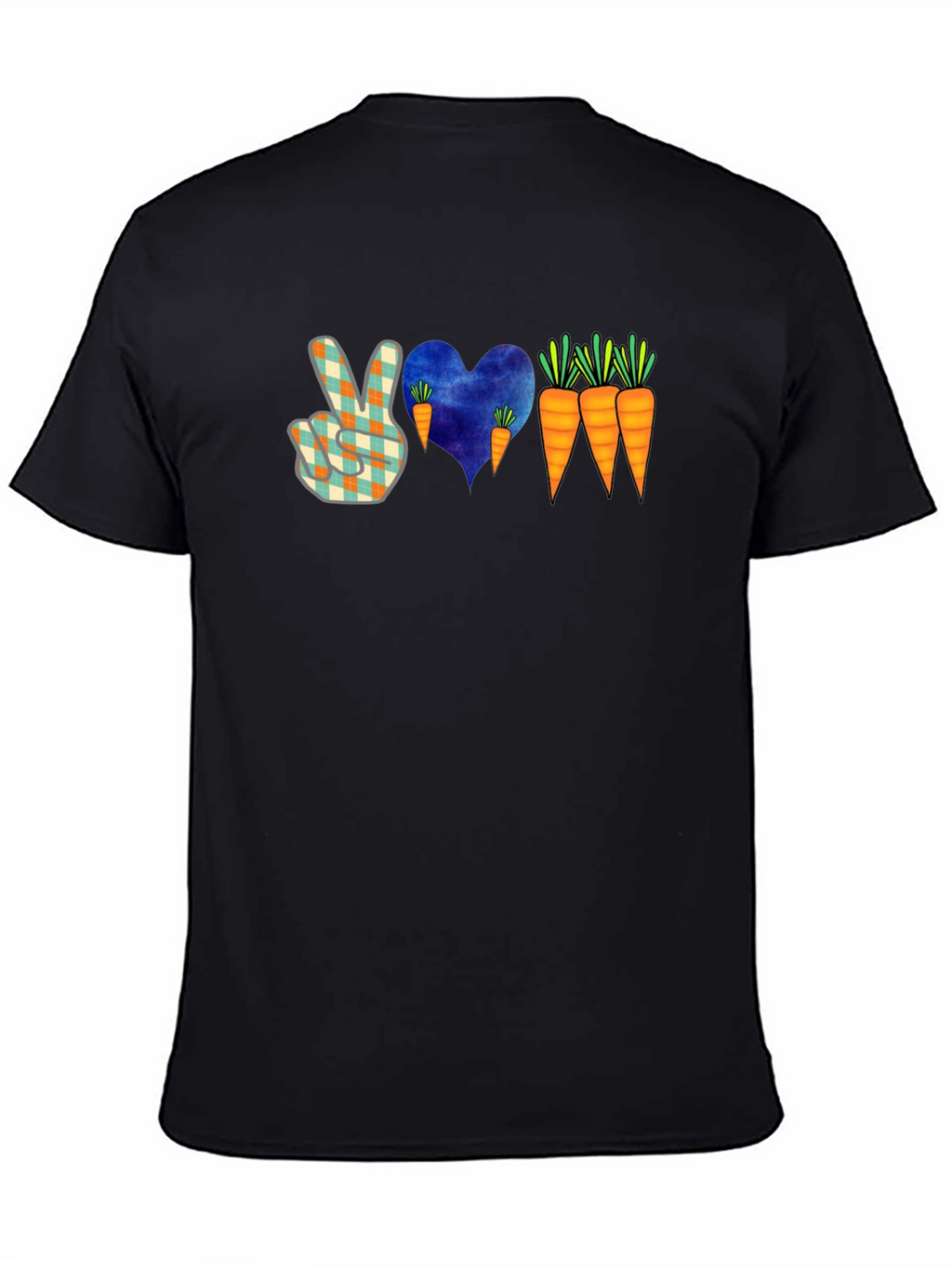 Peace Love Carrots Graphic T-Shirt
