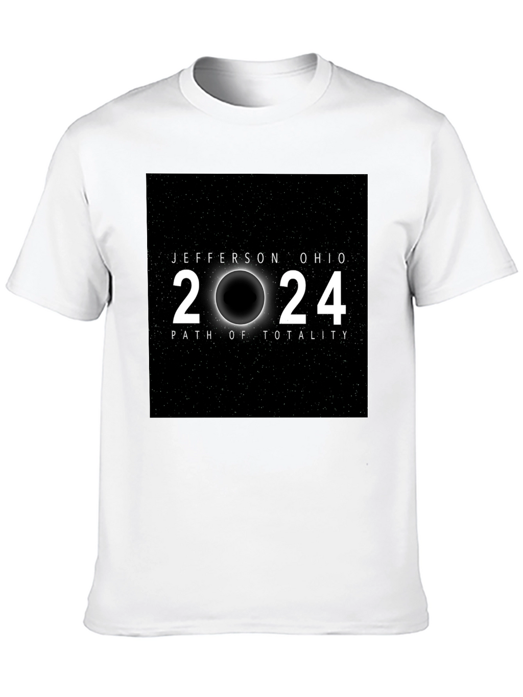 Jefferson Ohio 2024 Total Solar Eclipse T-Shirt