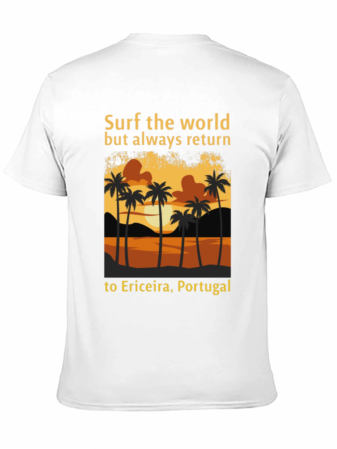 Surf the World Ericeira Portugal Tee