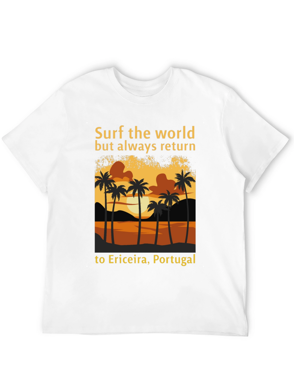 Surf the World Ericeira Portugal Tee