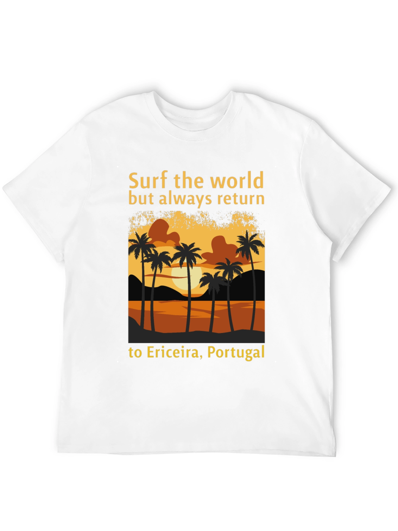 Surf the World Ericeira Portugal Tee