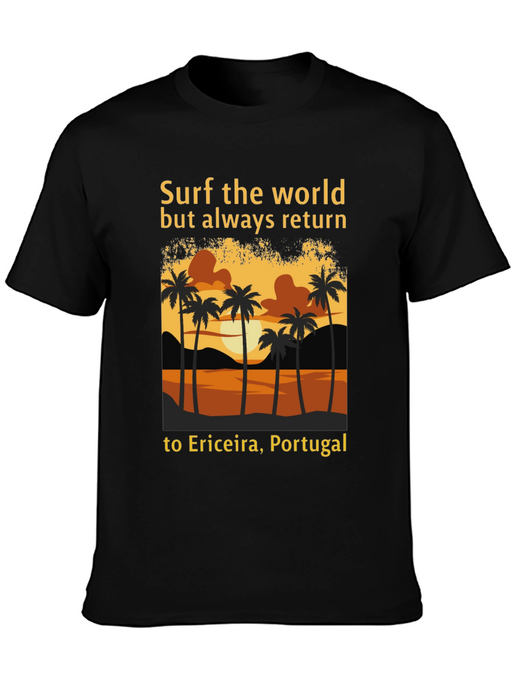 Surf the World Ericeira Portugal Tee